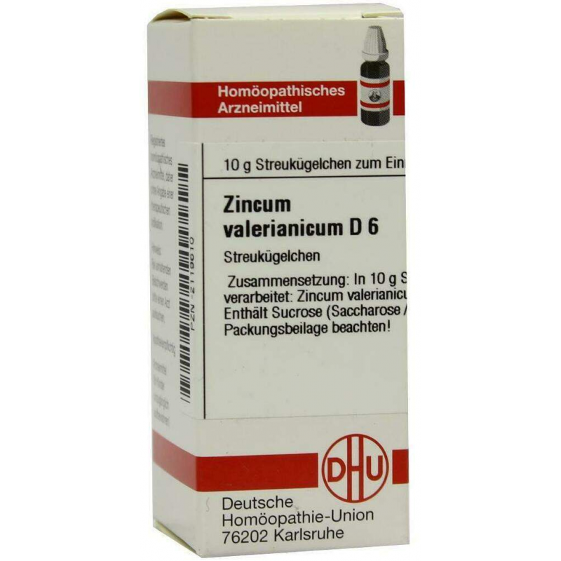 Dhu Zincum Valerianicum D6 10 G Globuli