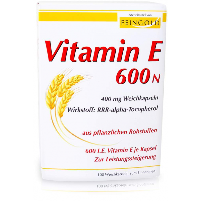 Vitamin E 600 N 100 Weichkapseln