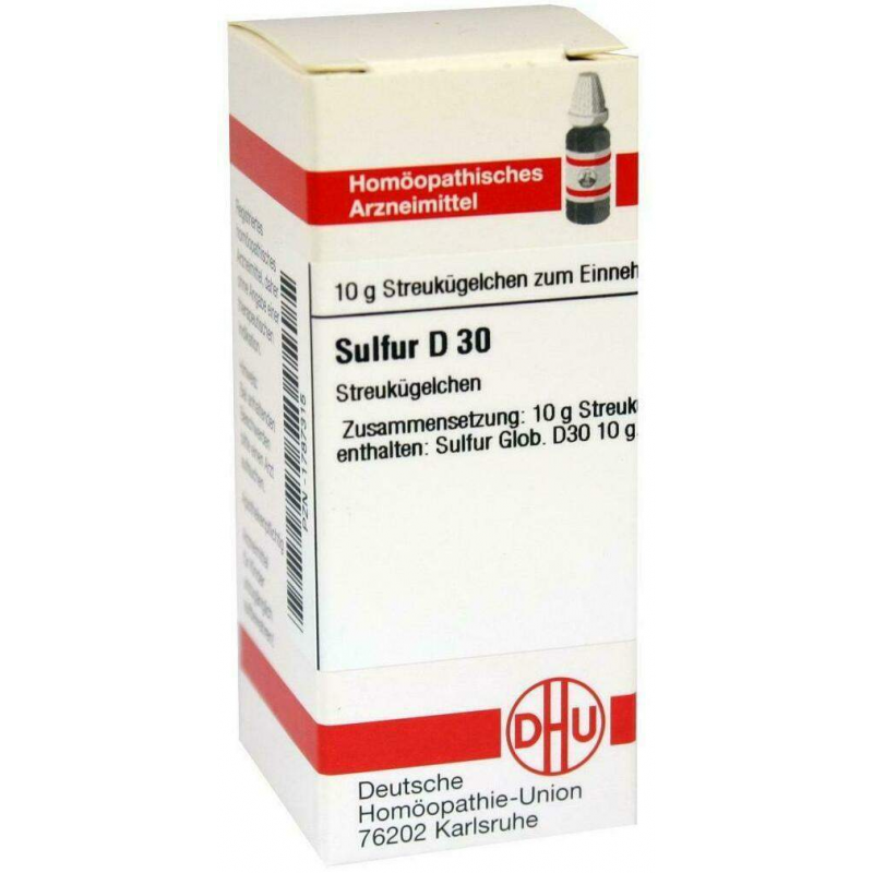 Dhu Sulfur D30 10 G Globuli