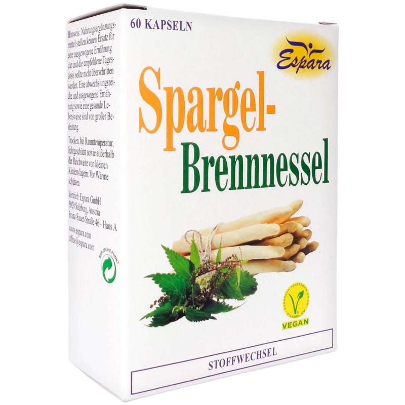 Spargel Brennessel Kapseln 60 Stk