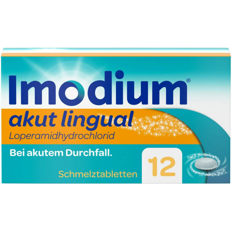 Imodium akut lingual 2 mg 12 Schmelztabletten