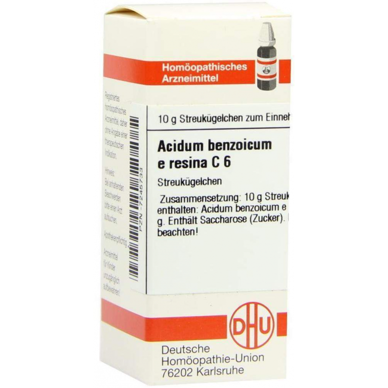 Dhu Acidum Benzoicum E Resina C6 Globuli