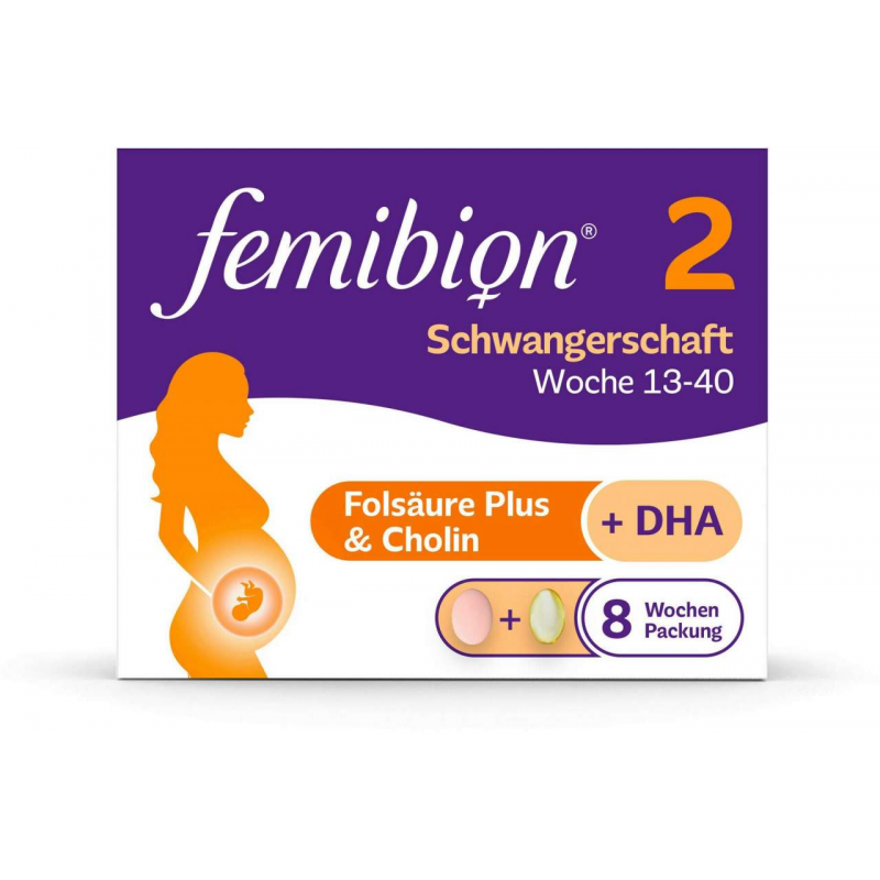 Femibion 2 Schwangerschaft 56 Tabletten und 56 Kapseln Kombipackung