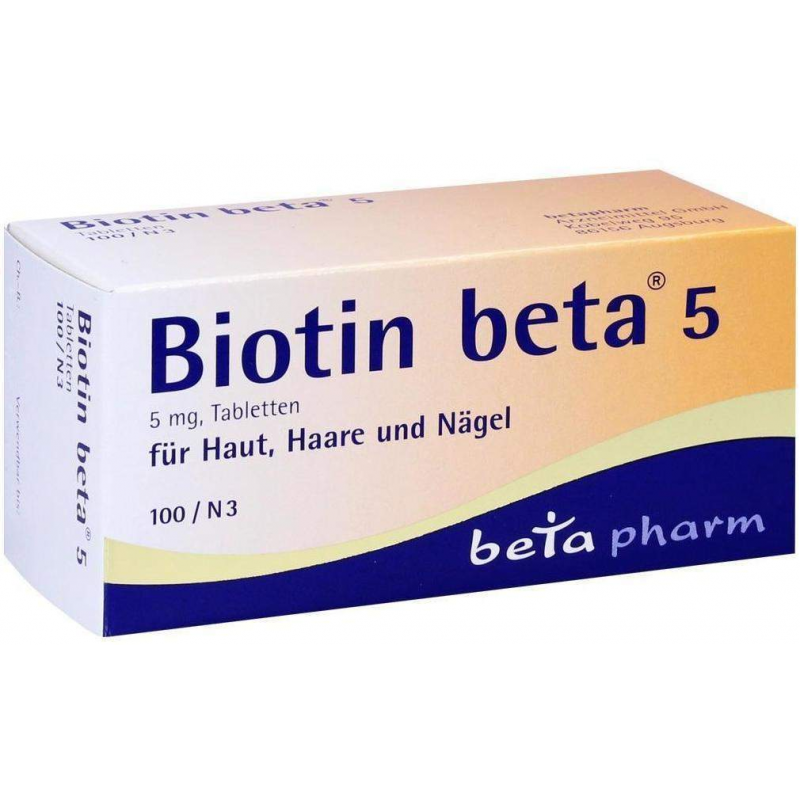 Biotin Beta 5 100 Tabletten