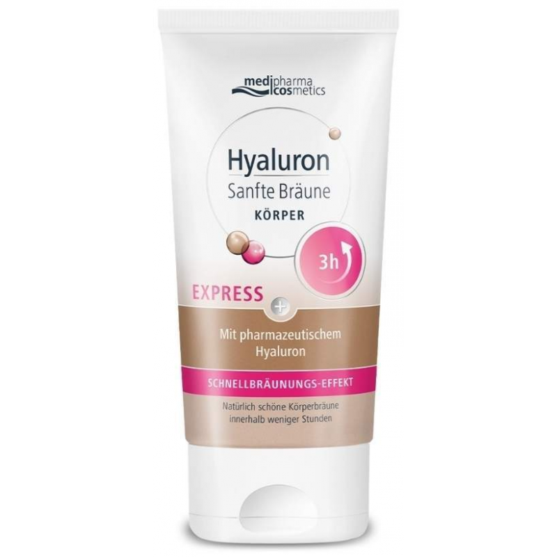 medipharma cosmetics Hyaluron Sanfte Bräune Express Körperpflege 150 ml