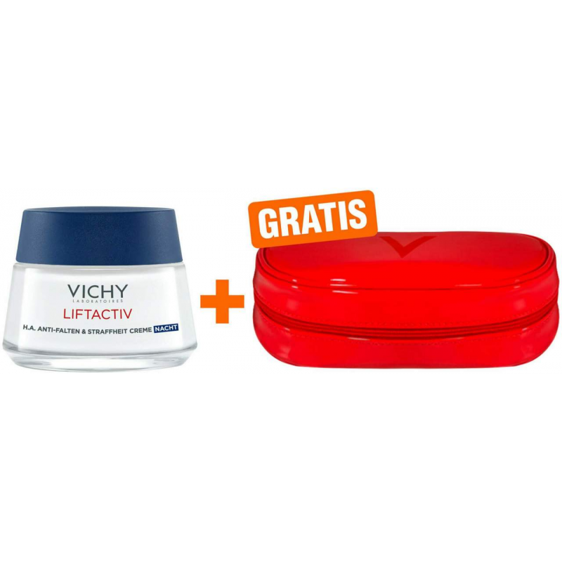 Vichy Liftactiv Nachtcreme 50ml + gratis Kosmetiktasche 1 Stück