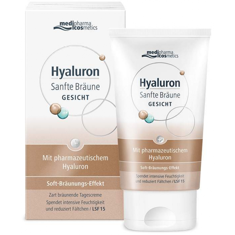 medipharma cosmetics Hyaluron Sanfte Bräune Gesichtspflege Creme 50 ml