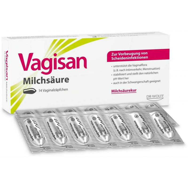 Vagisan Milchsäure 14 Vaginalzäpfchen