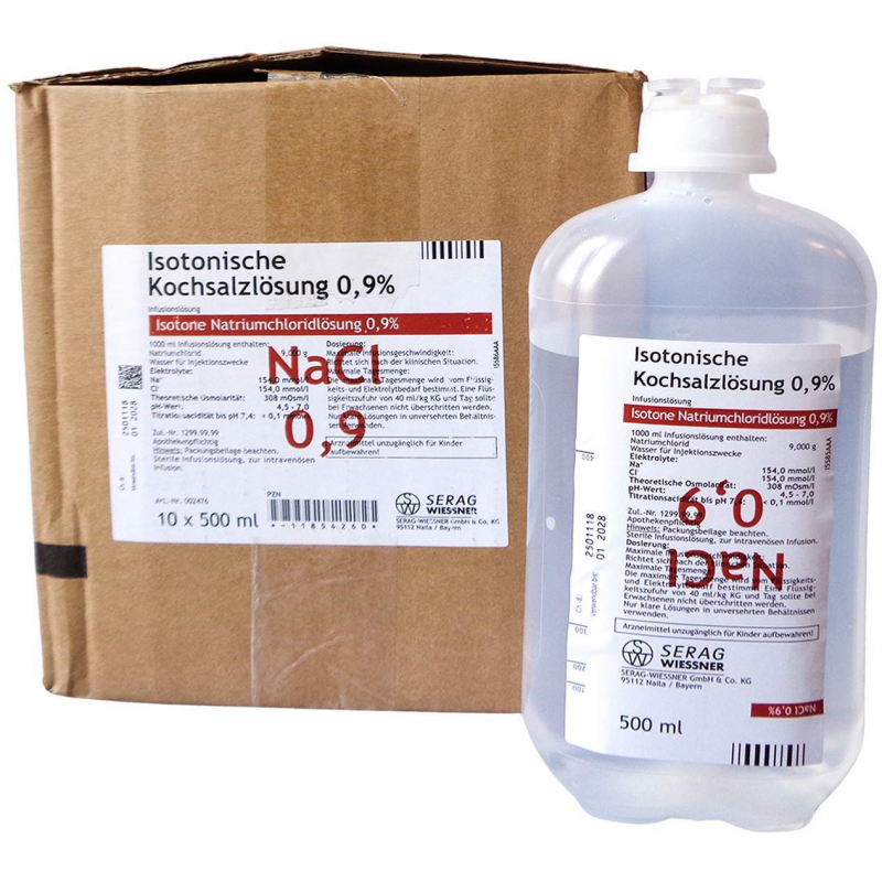 Isotonische Kochsalzlösung 0,9% Plastik Inf.-Ls