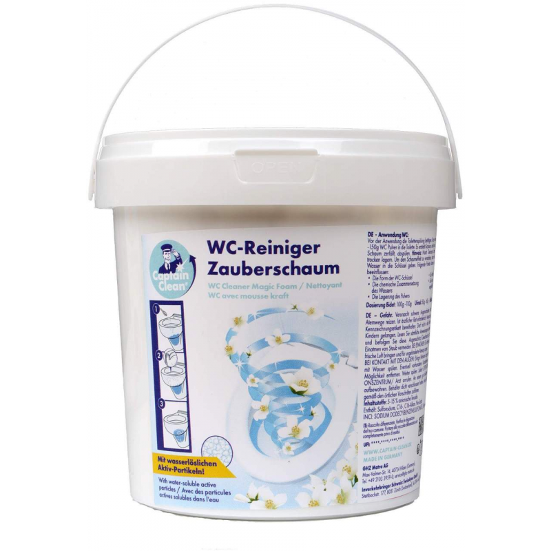 Captain Clean WC-Reiniger Zauberschaum 1 kg