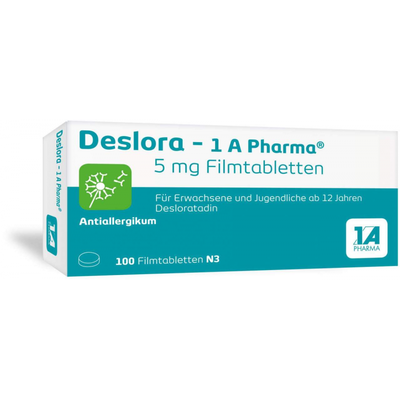 Deslora - 1A Pharma 5 mg Filmtabletten 100 Stück