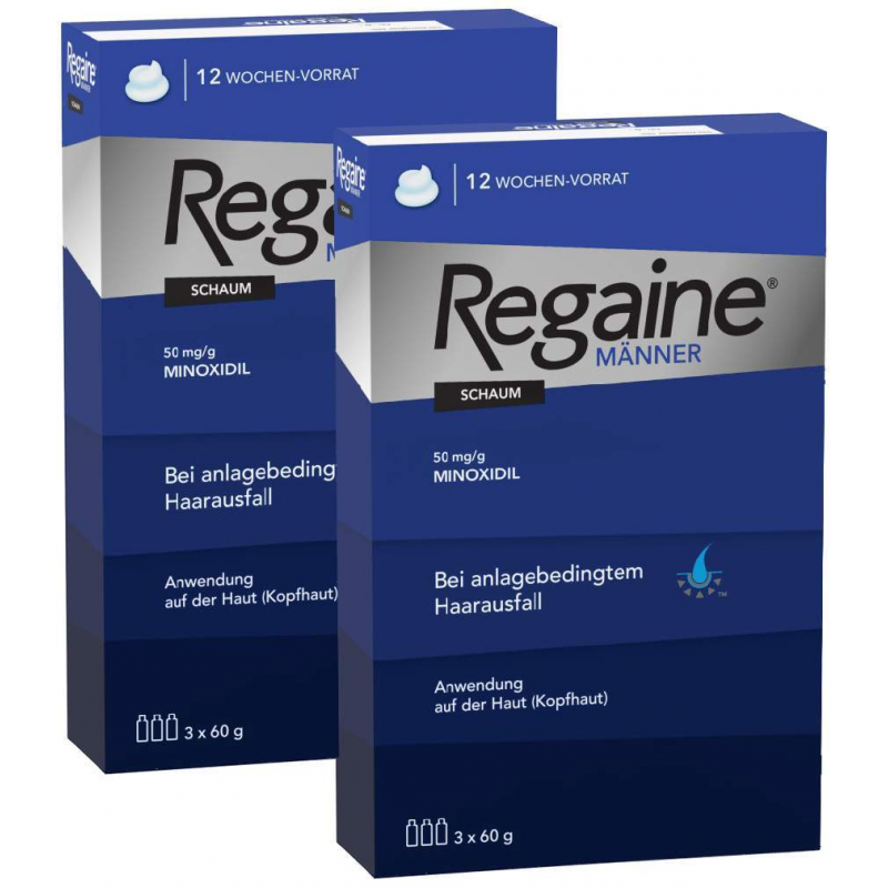 Regaine Männer Schaum 5% 6 x 60 ml