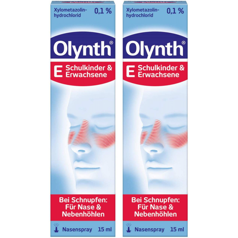 Olynth 0,1% Nasenspray für Erwachsene 2 x 15 ml