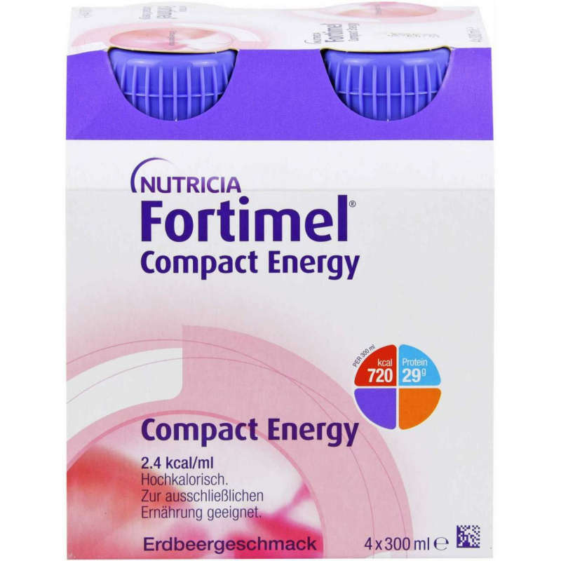Fortimel Compact Energy Erdbeere 8x4x300ml