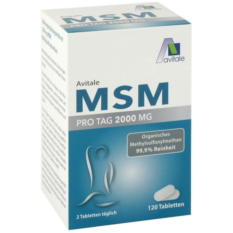 MSM 2000 mg 120 Tabletten