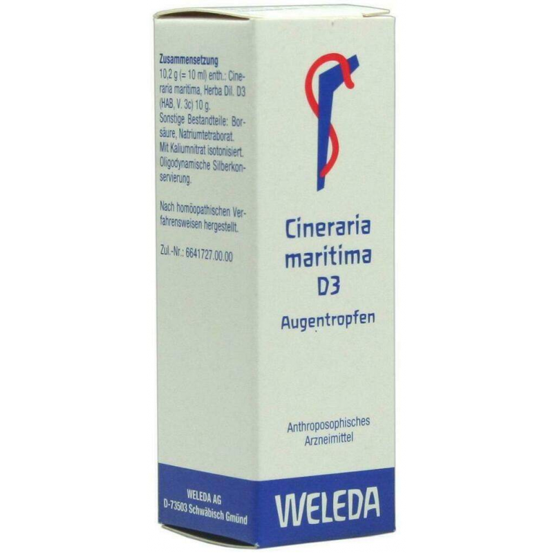 Weleda Cineraria Maritima D3 10 ml Augentropfen