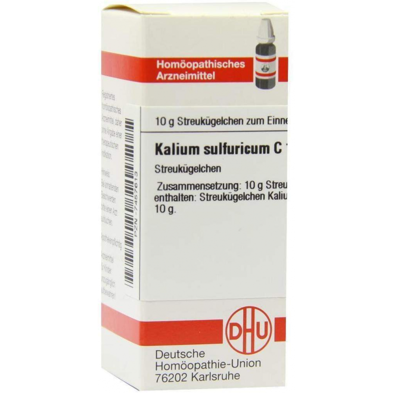 Dhu Kalium Sulfuricum C12 Globuli