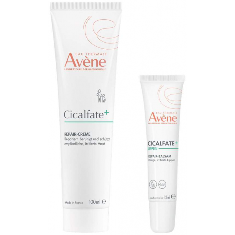 Avene Cicalfate+ Repair-Creme 100 ml + Avene Cicalfate+ Lippen Repair-Balsam 12 ml