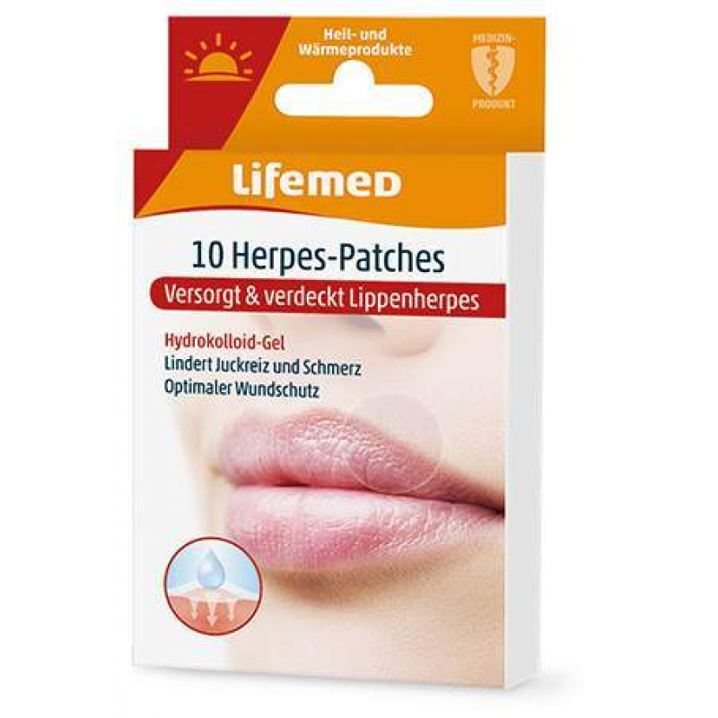 Lifemed Herpes-Patch, transparent, 10 Stück
