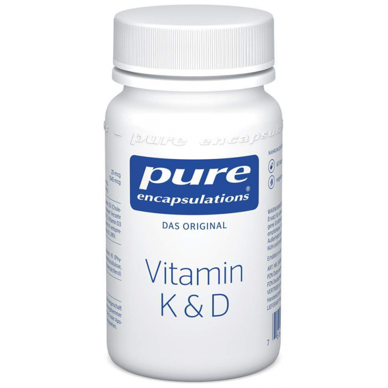 Pure Encapsulations Vitamin K & D 60 Kapseln