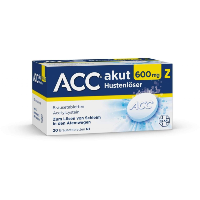 ACC akut 600 mg Z Hustenlöser 20 Brausetabletten