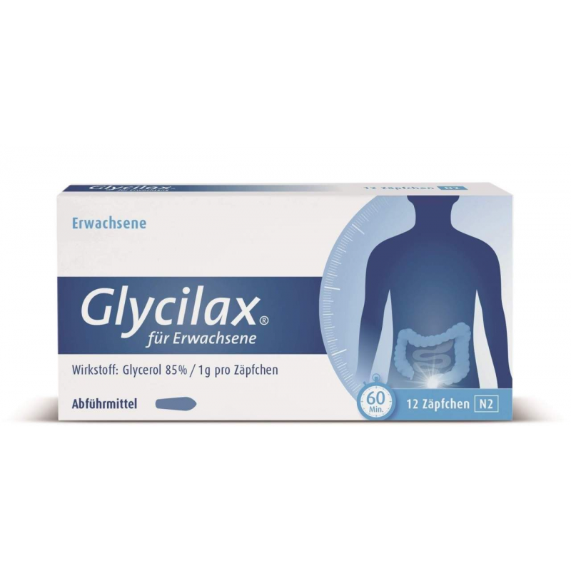 Glycilax Zäpfchen für Erwachsene 12 Stück