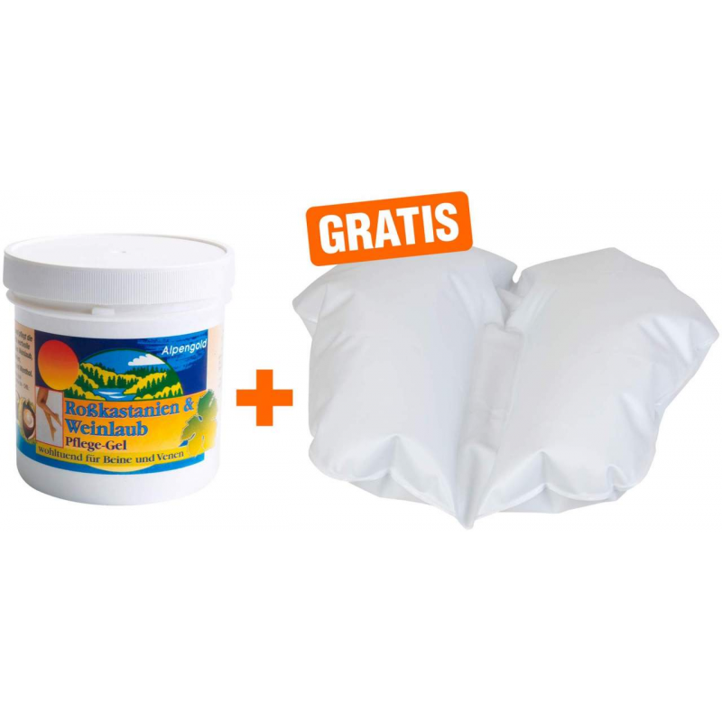 Rosskastanien-Weinlaub-Gel 250 ml + gratis Aufblasbarer Venentrainer 1 Stück