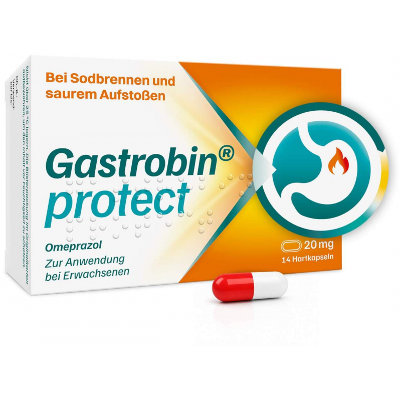 Gastrobin protect 20 mg Hartkapseln 14 Stück