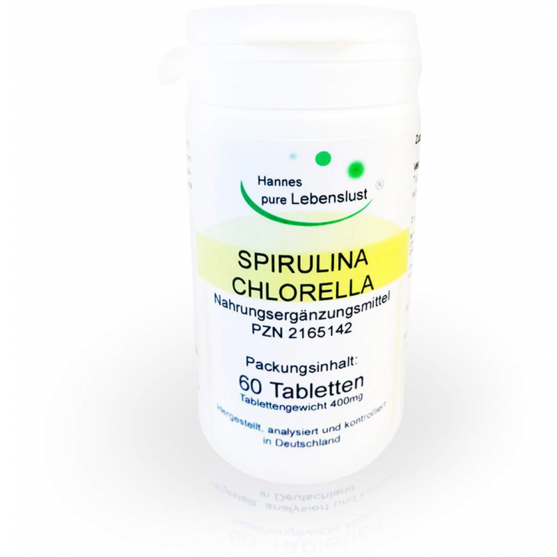 Spirulina Chlorella 60 Tabletten