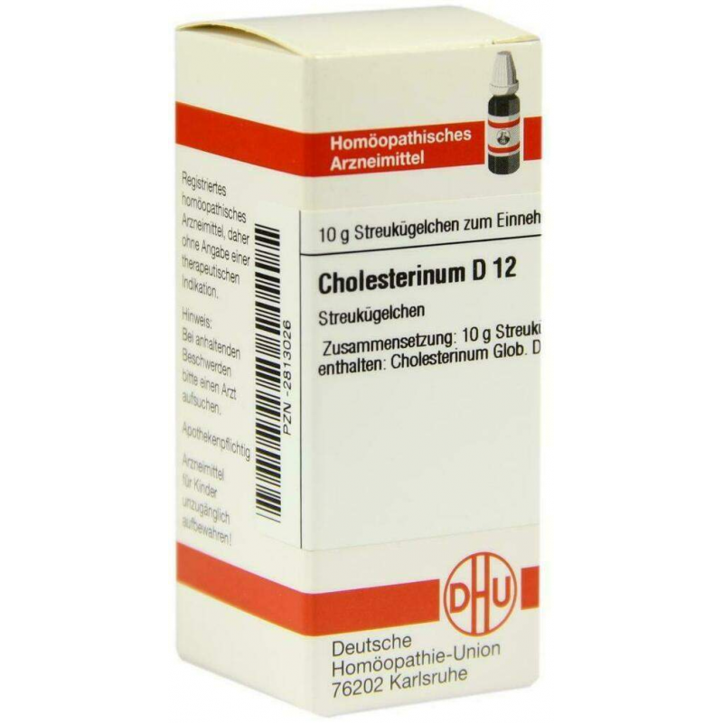 Dhu Cholesterinum D12 10 G Globuli