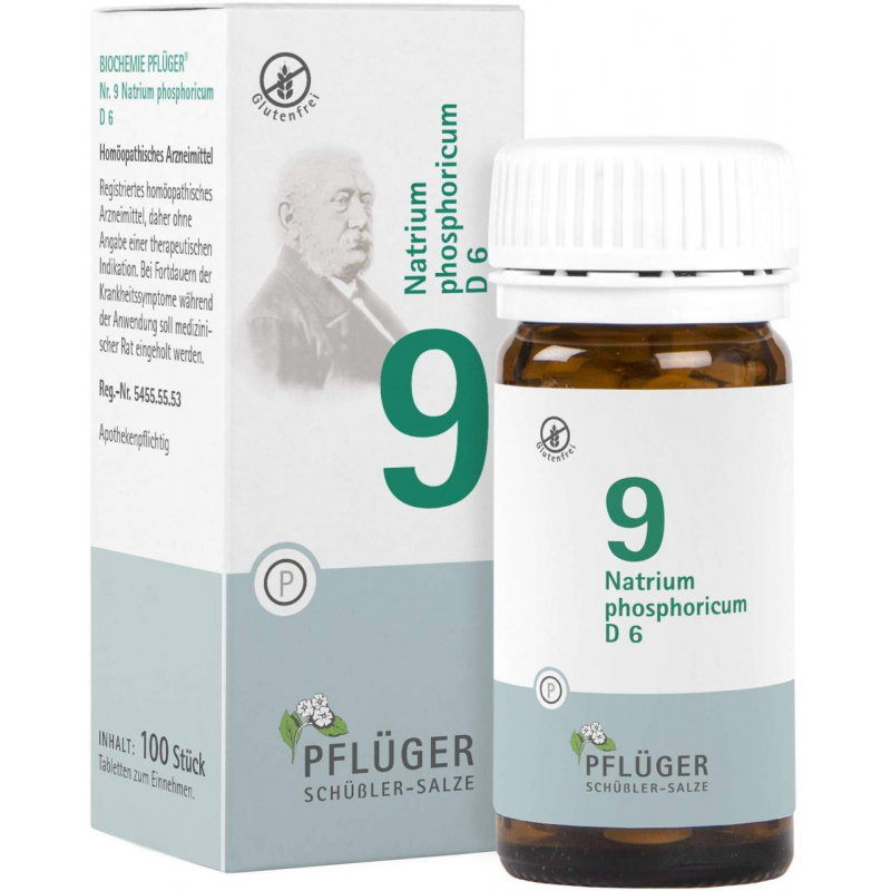 Biochemie Pflüger 9 Natrium Phosphoricum D6 100 Tabletten