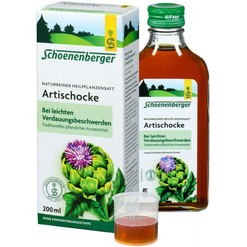 Artischockensaft Schoenenberger 200 ml