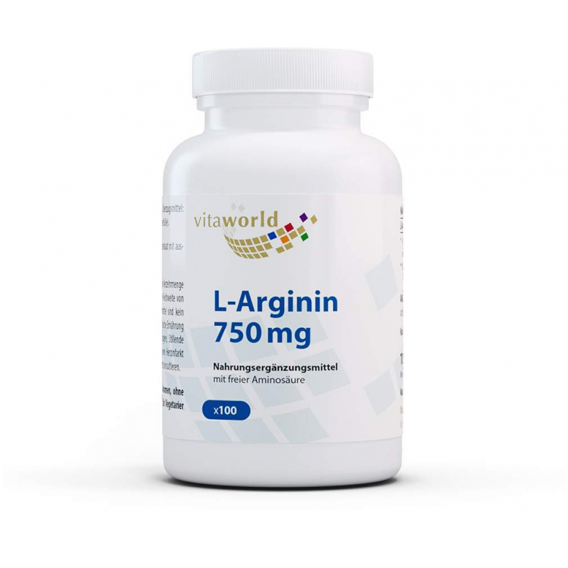 Arginin 750 mg 100 Kapseln