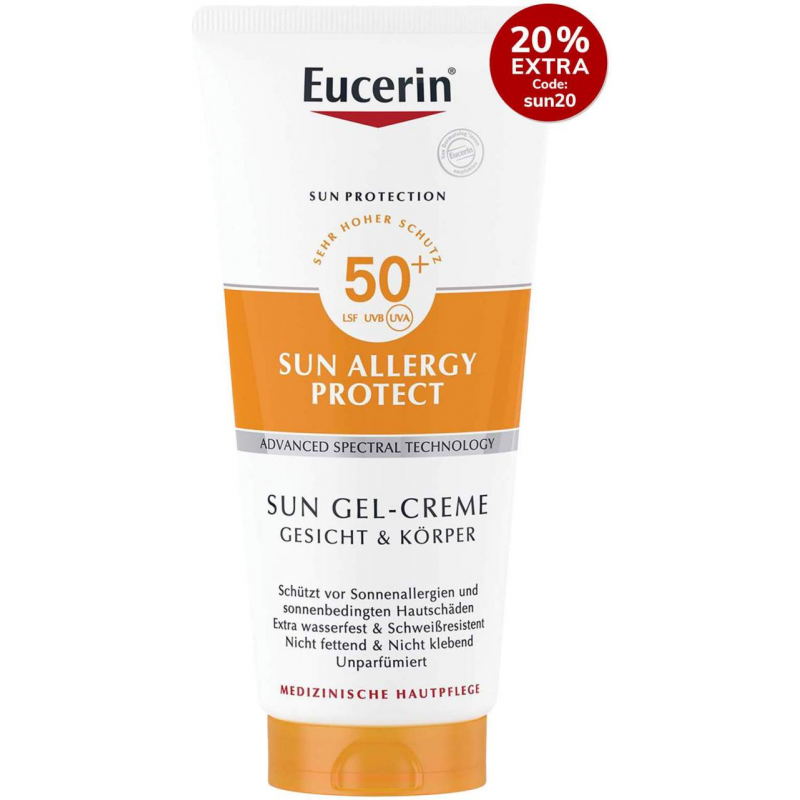 Eucerin Sun Allergy Protect Sun Gel-Creme LSF 50+ 200 ml