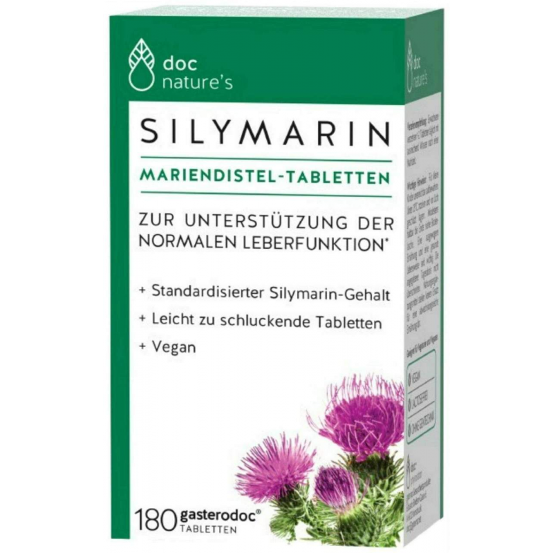 Gasterodoc Silymarin Mariendistel 180 Tabletten