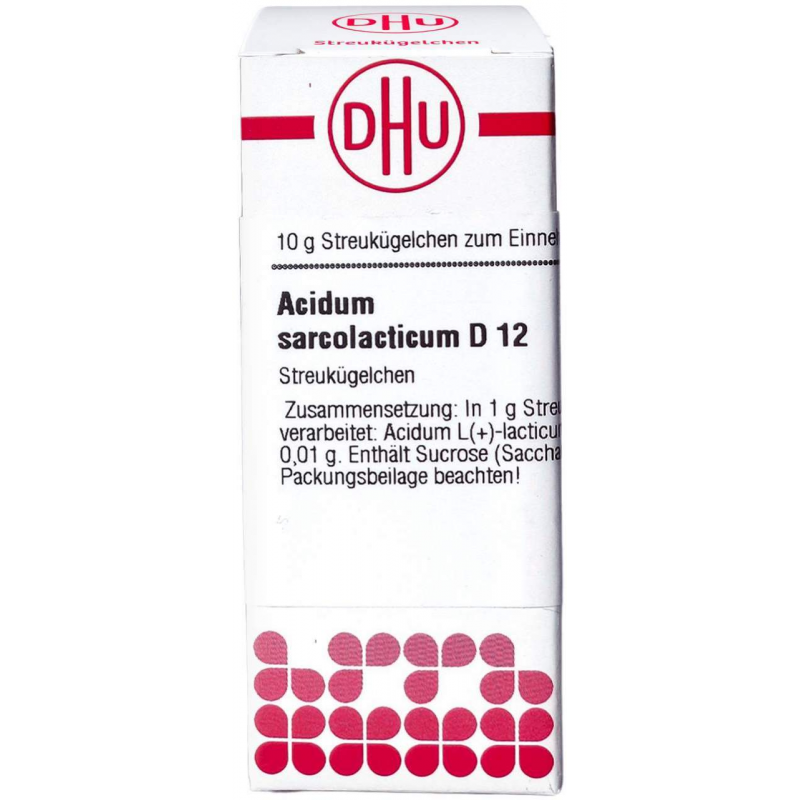 Dhu Acidum Sarcolacticum D12 Globuli 10 G