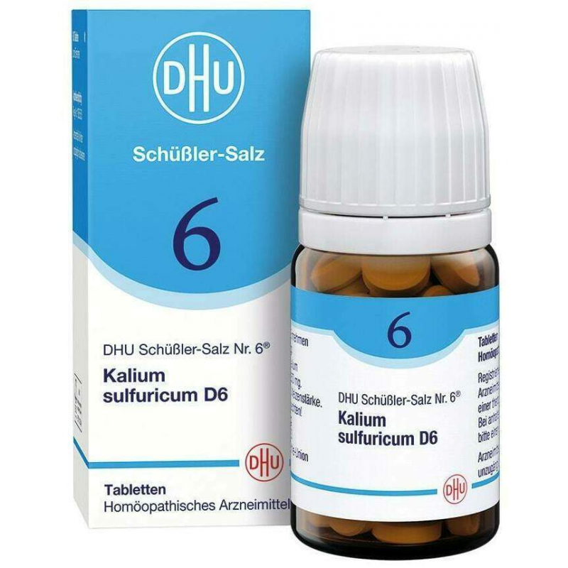 DHU Schüßler-Salz Nr. 6 Kalium sulfuricum D6 80 Tabletten