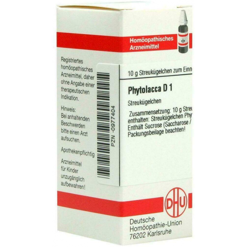 Dhu Phytolacca D1 Globuli