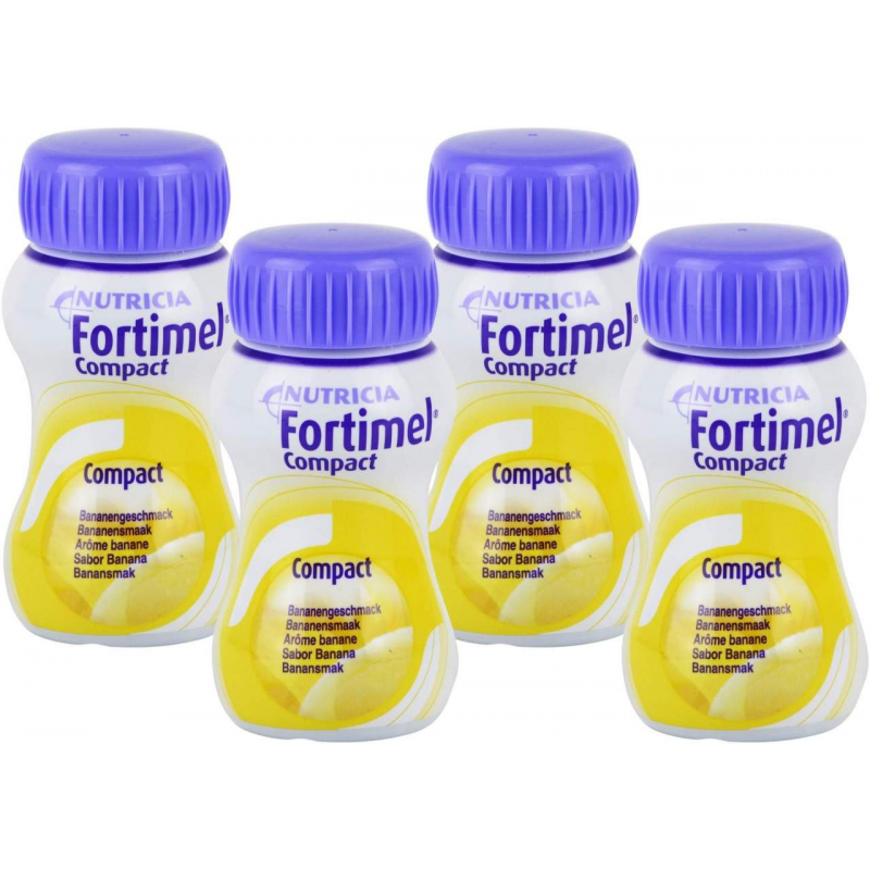 Fortimel Compact 2.4 Bananengeschmack 4 X 125 ml Flüssigkeit