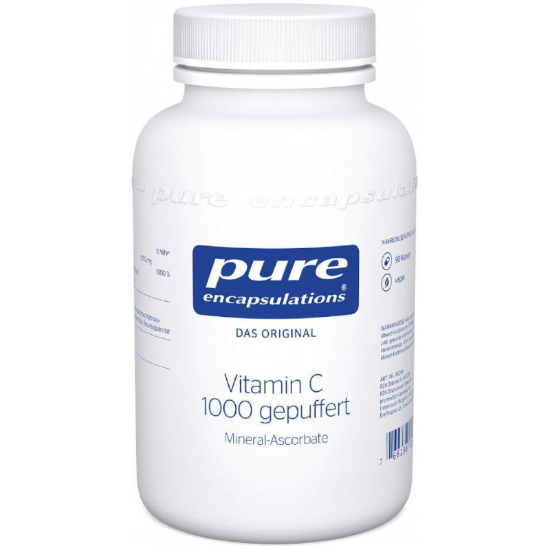Pure Encapsulations Vitamin C 1000 Gepuffert 90 Kapseln