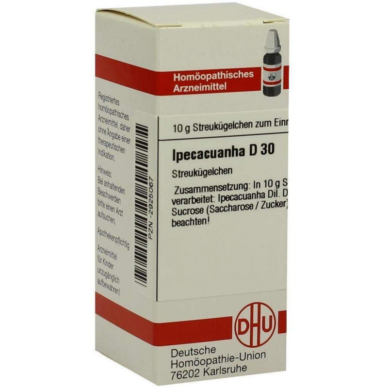 Dhu Ipecacuanha D30 10 G Globuli