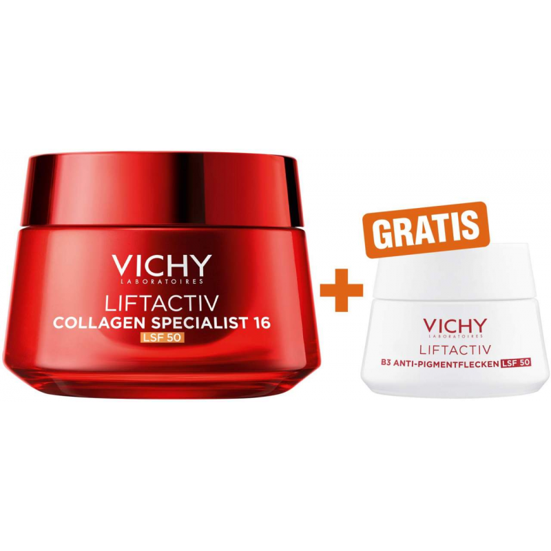 Vichy Liftactiv Collagen Specialist 16 LSF 50 50 ml + gratis Vichy Liftactiv B3 Anti-Pigmentflecken LSF 50 15 ml