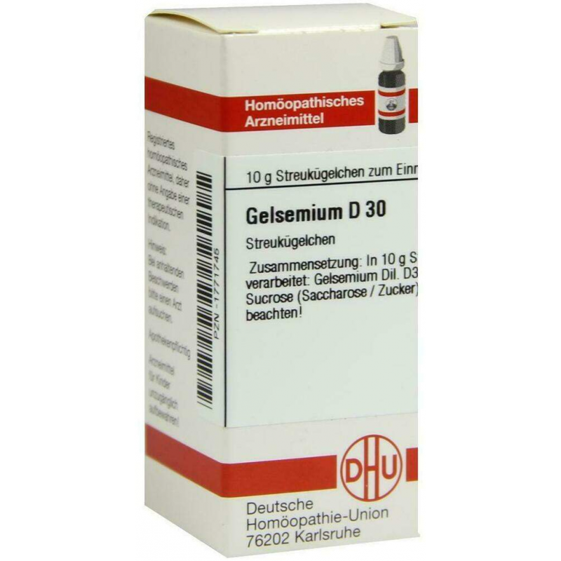 Dhu Gelsemium D30 10 G Globuli