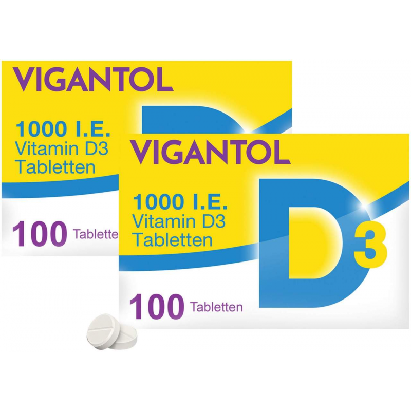 Vigantol 1.000 I.E. Vitamin D3 2 x 100 Tabletten
