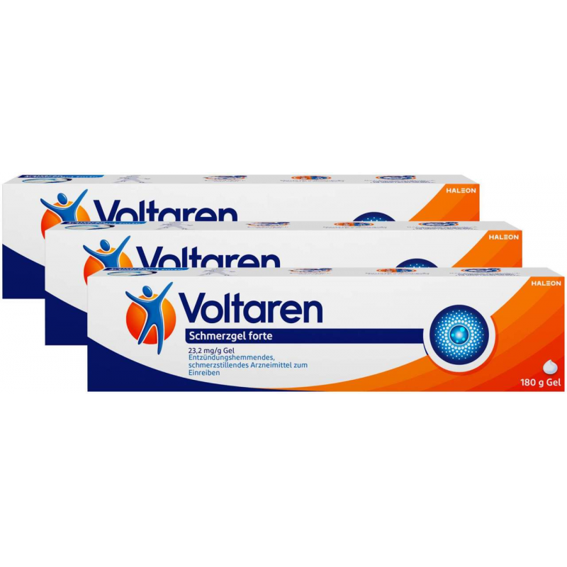 Voltaren Schmerzgel forte 3 x 180 g Gel