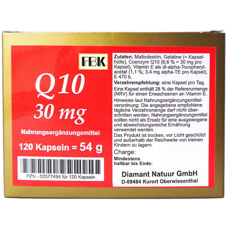 Q10 30 mg 120 Kapseln
