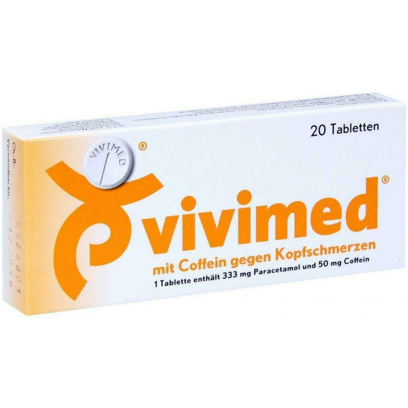 Vivimed Mit Coffein 20 Tabletten