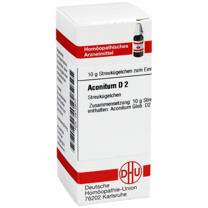 Dhu Aconitum D2 Globuli 10 G