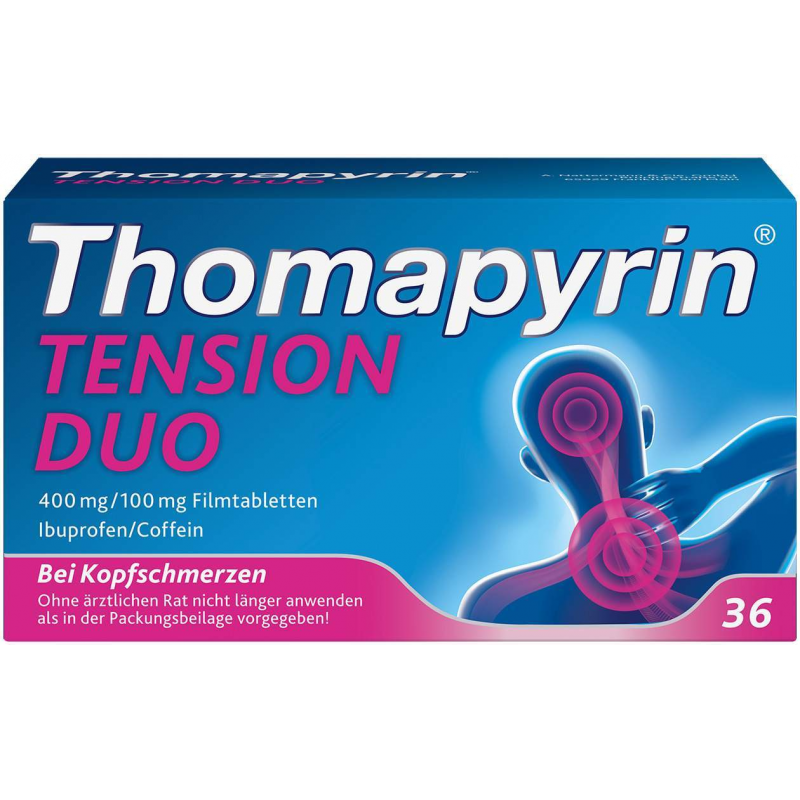 Thomapyrin Tension Duo 400 mg-100 mg 36 Filmtabletten