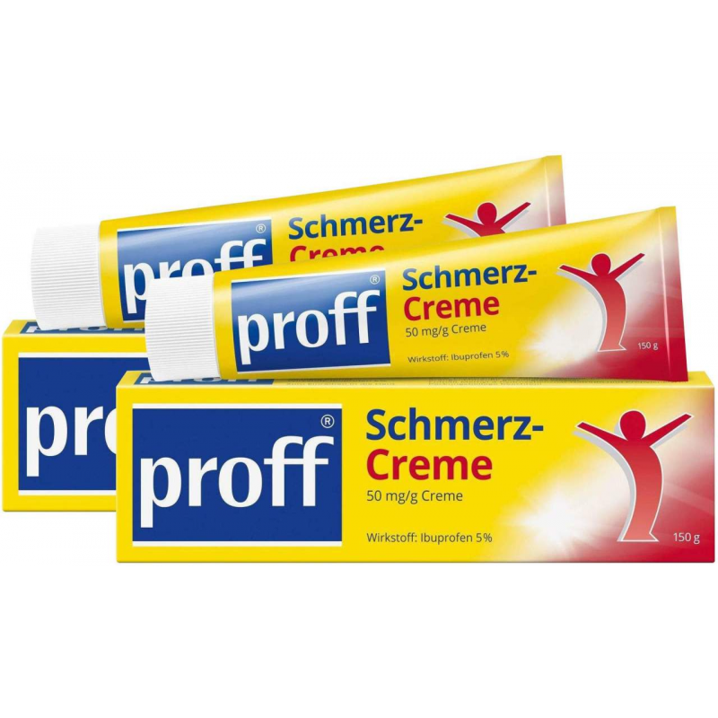 Proff Schmerzcreme 5% 2 x 150 g